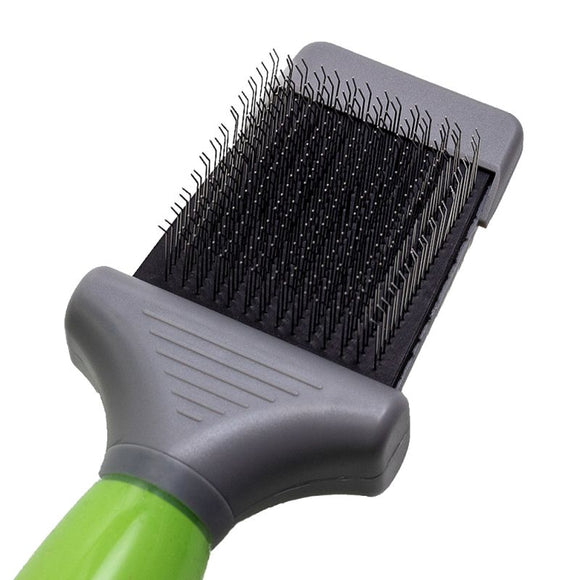 Moser Premium Slicker Brush – Double-Sided Flexible Grooming Tool with Soft Bristles