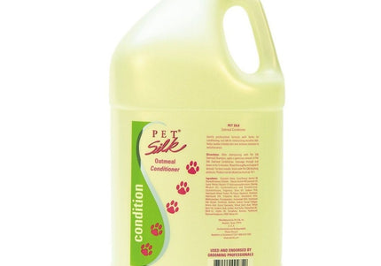 Pet Silk Oatmeal Conditioner – Concentrated 1:16 Formula, 3.8L, Soothes Dry Sensitive Skin