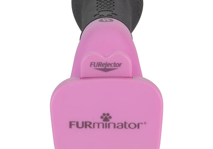 FURminator Small Animal Deshedding Tool – Ergonomic Handle with FURejector Button