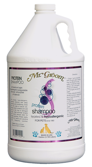 Mr. Groom Protein Shampoo – Universal Concentrate 1:25, 3.8L, Nourishing All-Coat Formula