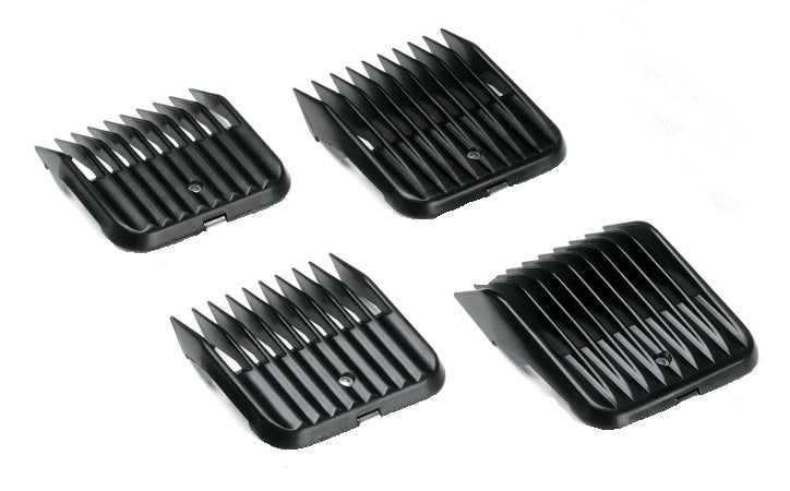 Andis Snap-On Blade Attachments Set – 4 Durable Plastic No. 10 Combs for Clippers