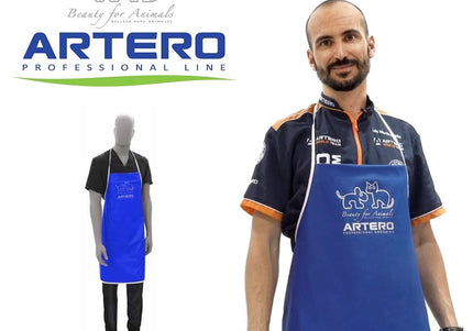 Artero Fashion Grooming Apron – Blue, Water-Resistant, Lightweight and Comfortable Design