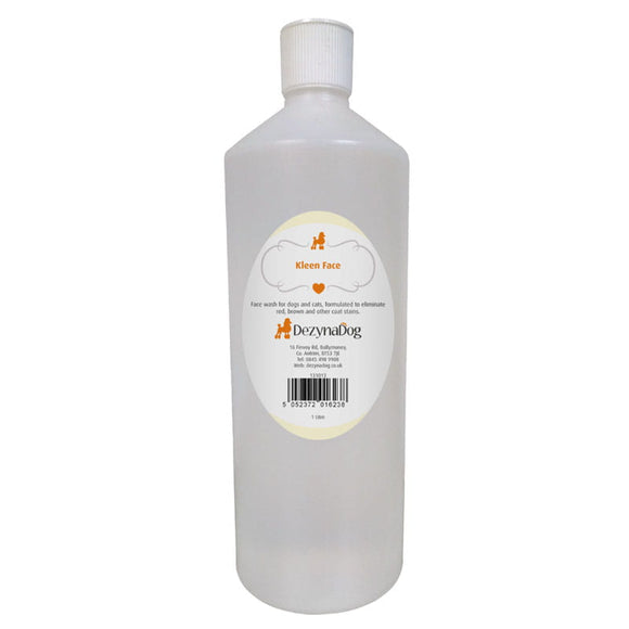 DezynaDog Kleen Face Discoloration Remover 1L – Gentle Stain-Clearing Formula, Large Bottle