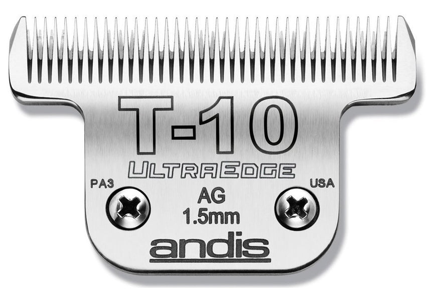 Andis UltraEdge T10 Wide Blade – 1.5mm Stainless Steel, Durable Precision Cutting