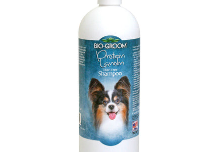 Bio-Groom Protein Lanolin Shampoo – Nourishing Coconut Oil Formula for Long Coats, 946ml