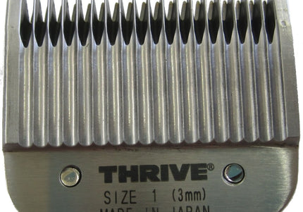 Thrive Professional Blade #1 – High-Quality 3mm Snap-On Clipper Blade, Made in Japan