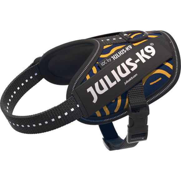 Julius-K9 IDC Powerharness Canyon – Reflective Adjustable Dog Harness, Mini Size, Canyon Pattern