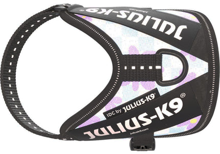Julius-K9 IDC Powerharness Cartoon – Reflective Floral Dog Harness, Comfortable Fit Design