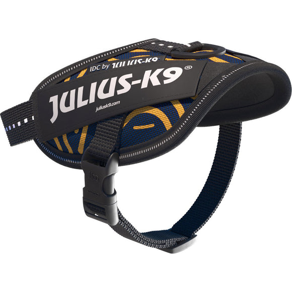 Julius-K9 IDC Powerharness Canyon – Reflective Adjustable Dog Harness, Mini Size, Canyon Pattern