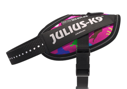 Julius-K9 IDC Powerharness Dogz – Reflective Dog Harness with Colorful Pattern, Size 0