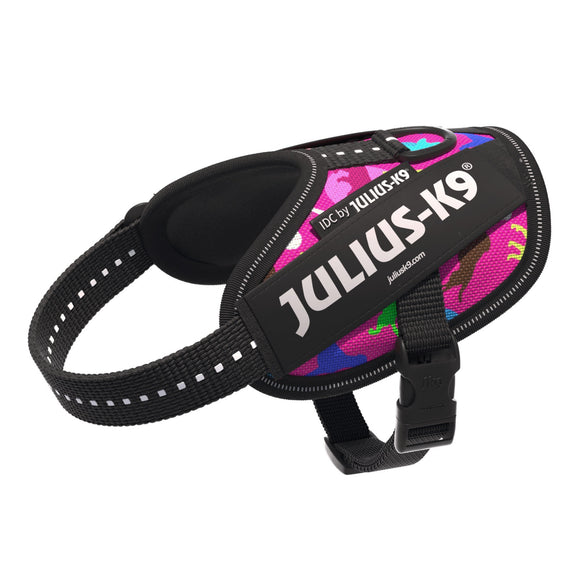 Julius-K9 IDC Powerharness Dogz – Reflective Dog Harness with Colorful Pattern, Size 0