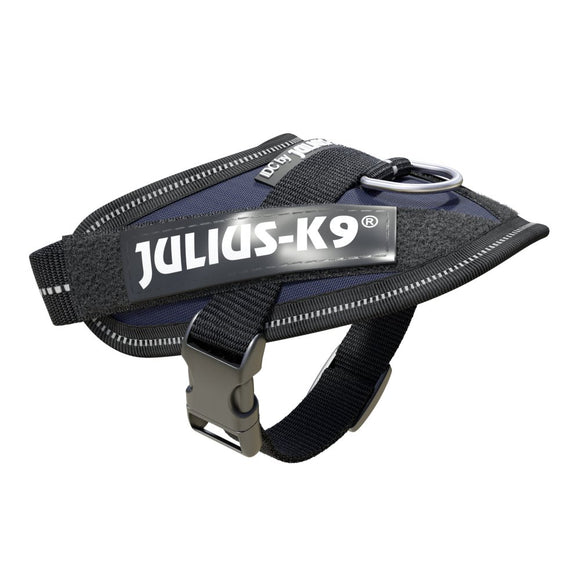 Julius-K9 IDC Dog Harness Jeans – Premium Adjustable Denim-Style Harness, Size 0