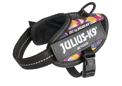 Julius-K9 IDC Powerharness Leaf2 – Premium Patterned Harness, Durable and Comfortable Design