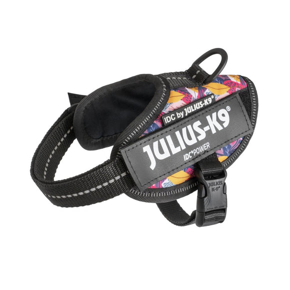 Julius-K9 IDC Powerharness Leaf2 – Premium Patterned Harness, Durable and Comfortable Design