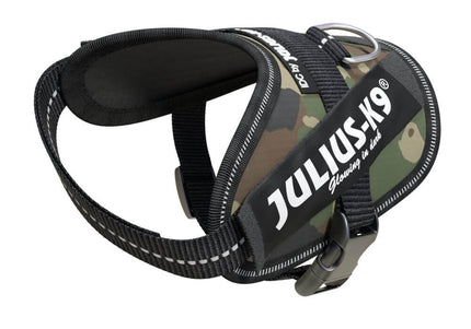 Julius-K9 IDC Powerharness Camouflage – Premium Adjustable Harness, Camo Khaki, Durable Design