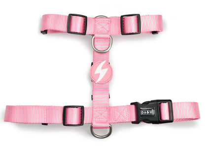 Dashi Solid Back Harness Baby Pink – Adjustable Lightweight Guard Harness, XS Size
