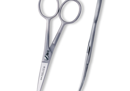 Witte Rose Line 4.5" Curved Safety Scissors – Precision Stainless Steel, Ergonomic Handle