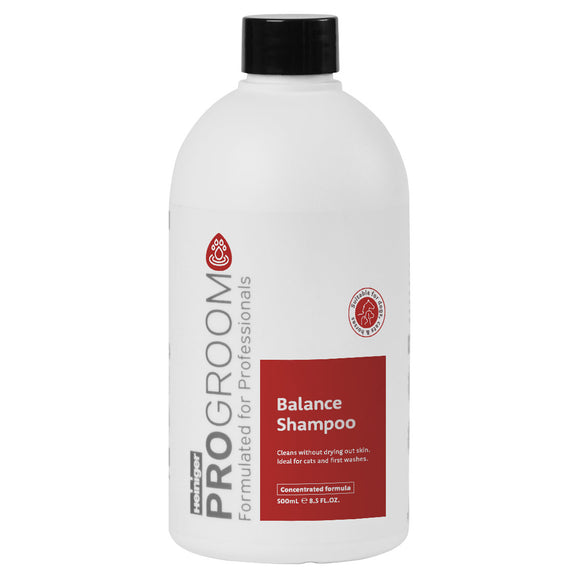 ProGroom Balance Shampoo 500ml – Concentrated Cleansing Formula, 1:4 Dilution, Gentle Care