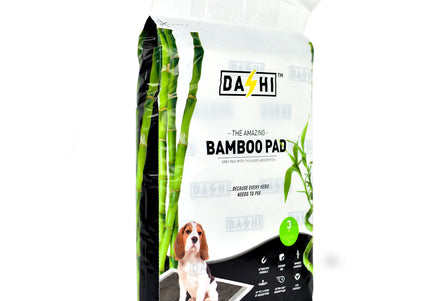 Dashi Bamboo Antibacterial Hygienic Pads 60x80cm – Activated Carbon, 3 Pack