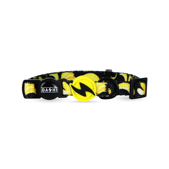 Dashi Eco Banana Cat Collar – Recycled Material, Fun Banana Pattern, Lightweight Design