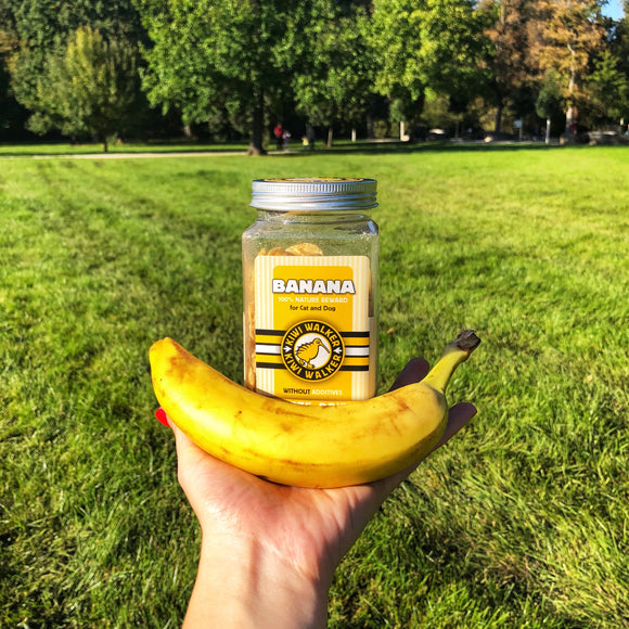 Kiwi Walker Banana Snacks 70g – 100% Freeze-Dried Natural Banana, Single-Ingredient Treats