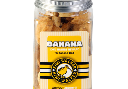 Kiwi Walker Banana Snacks 70g – 100% Freeze-Dried Natural Banana, Single-Ingredient Treats