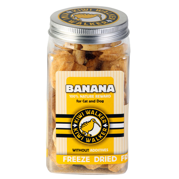 Kiwi Walker Banana Snacks 70g – 100% Freeze-Dried Natural Banana, Single-Ingredient Treats
