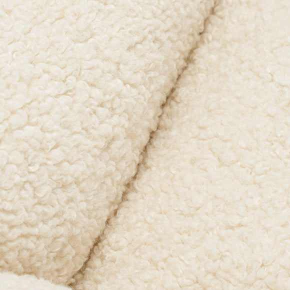 Biglo Fizzy Cream Lamb Bed – Plush Large Sofa-Style Pet Lounger, Soft and Supportive