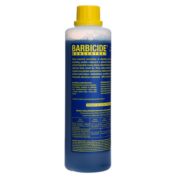 Barbicide Disinfectant Concentrate 500ml – Powerful Solution for Tools and Accessories Hygiene
