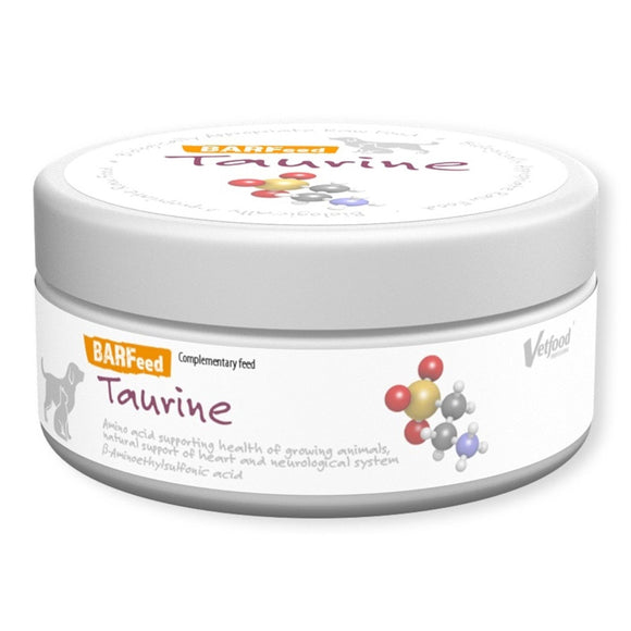 Vetfood BARFeed Taurine Powder 150g – Pure Supplement, Supports Healthy Vitality and Wellbeing