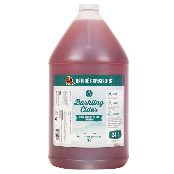 Nature's Specialties Barkling Shampoo – Deep Cleansing Degreasing Concentrate, 3.8L, 1:24 Dilution