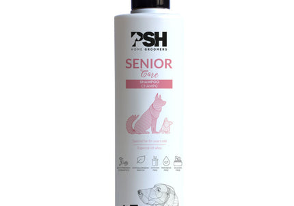 PSH Home Senior Care Shampoo 300ml – Gentle Odor-Eliminating Formula, Nourishing for Aging Coats