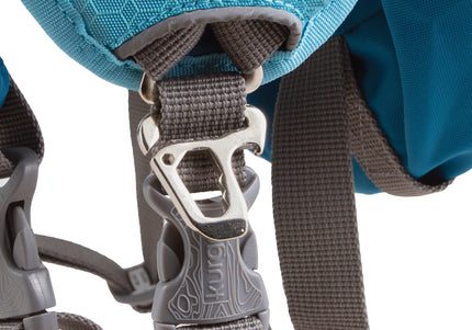 Kurgo Baxter Backpack 3.75L Blue – Adjustable Saddlebags, Lightweight and Durable Design