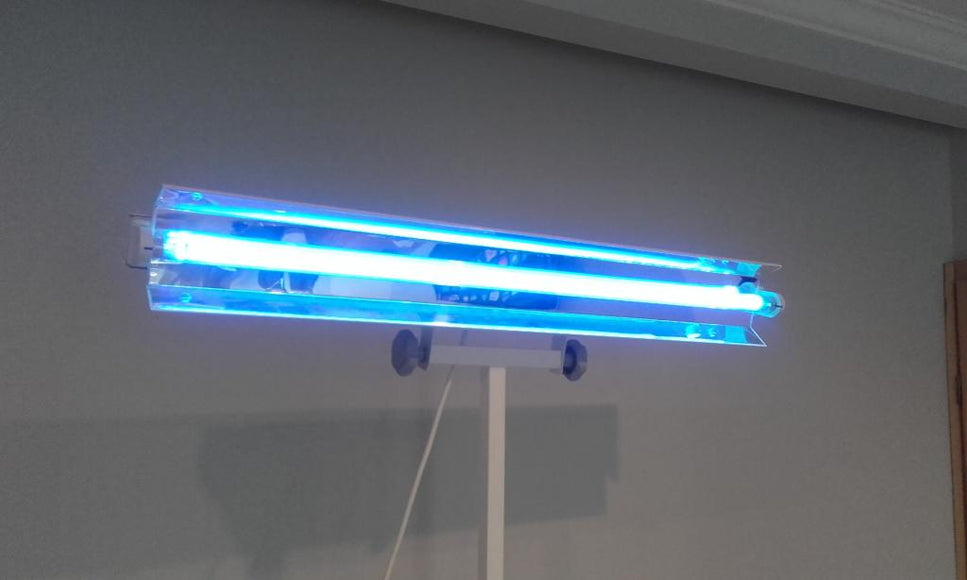 NBV 30P Germicidal UV Lamp on Stand – Mobile Disinfection Unit with Adjustable Height