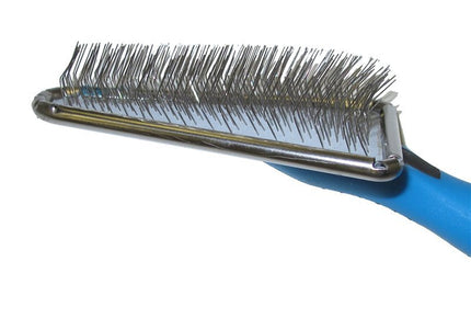 Groom Professional Triangle Soft Slicker Brush – Gentle Triangular Poodle Grooming Tool