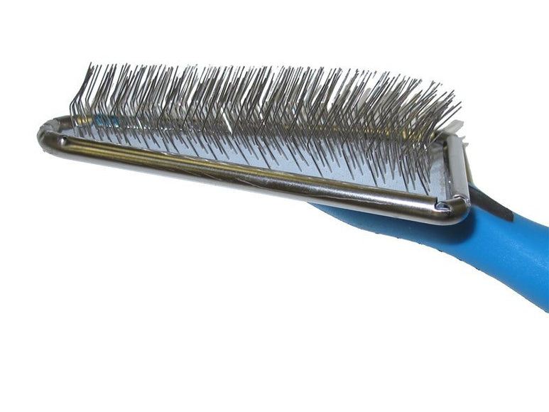 Groom Professional Triangle Soft Slicker Brush – Gentle Triangular Poodle Grooming Tool