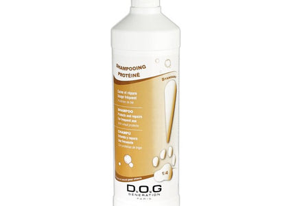 Dog Generation Protein Shampoo – Concentrated Frequent-Use Formula, 1:4 Dilution, 1L Bottle