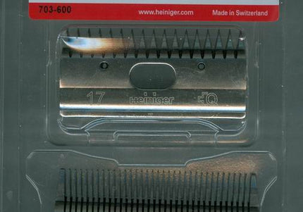 Heiniger 35/17 Horse Clipper Blade Set – Precision Steel, 2-4mm Cutting Height
