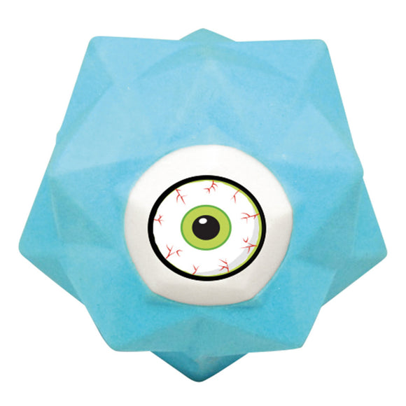 Record Monster 8.9cm Treat Dispensing Dog Toy – Large, Durable Lime Rubber