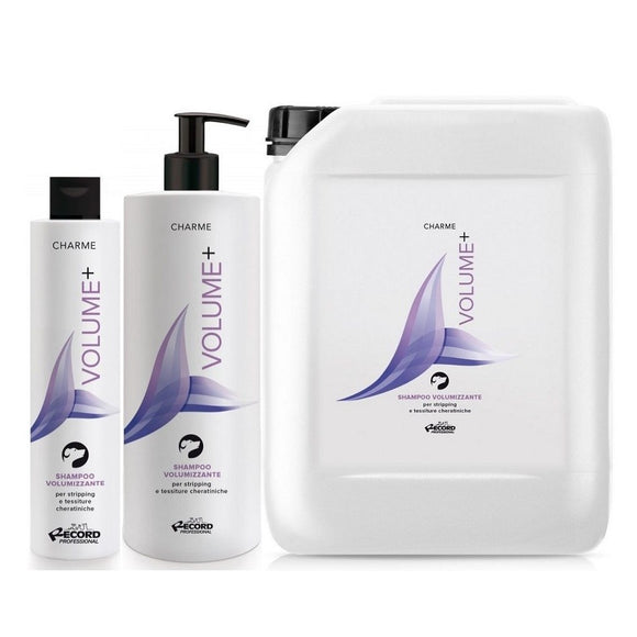 Charme Volume+ Shampoo – Concentrated 1:10 Formula, 100ml, Enhances Coat Fullness and Body