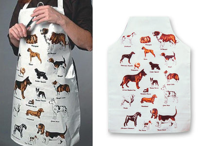 HPP Waterproof Grooming Apron – Protective Design with Fun Dog Motif, Easy-Clean Material