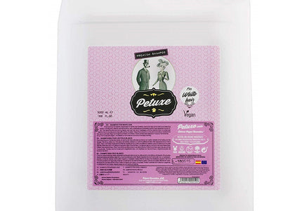 Petuxe White Hair Shampoo – Vegan Formula for White and Light Coats, 5L Bottle