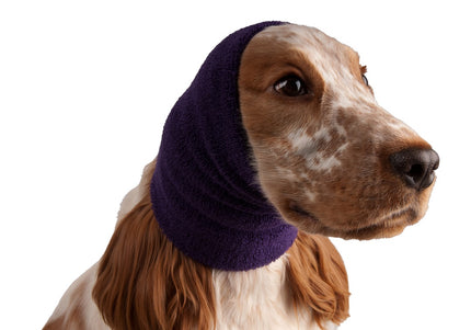 Show Tech Ear Buddy M – Purple Calming Headband, Medium Size, Eases Drying and Noise