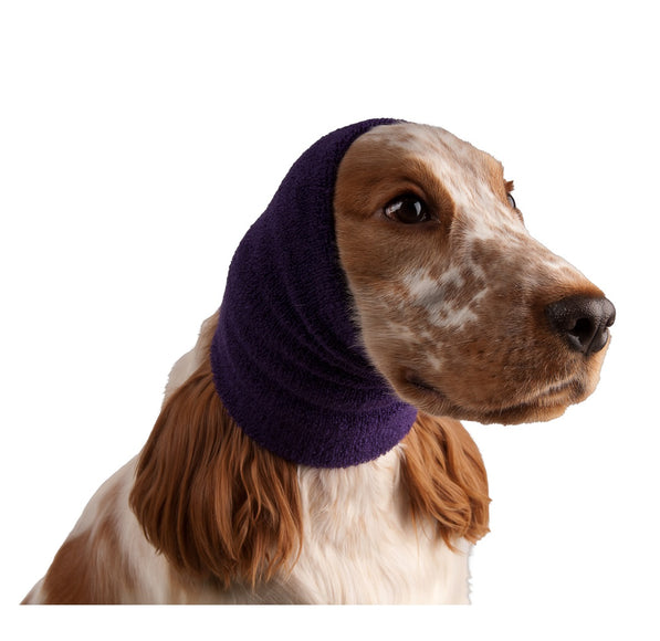 Show Tech Ear Buddy M – Purple Calming Headband, Medium Size, Eases Drying and Noise