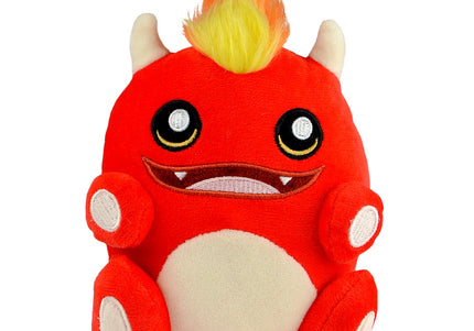 Dashi Benzi Plush Squeaker Toy 16cm – Soft Fire Creature Design, Durable Playtime Fun
