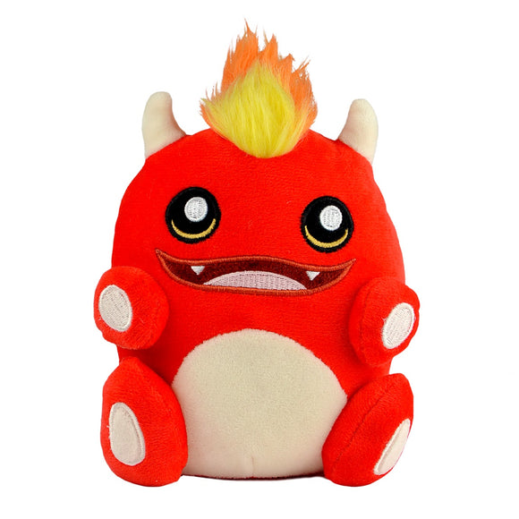 Dashi Benzi Plush Squeaker Toy 16cm – Soft Fire Creature Design, Durable Playtime Fun