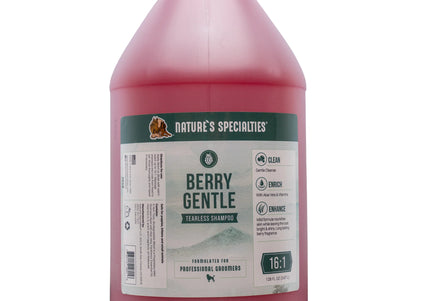 Nature's Specialties Berry Gentle Tearless Shampoo – Mild Concentrate Formula, 3.8L Bottle