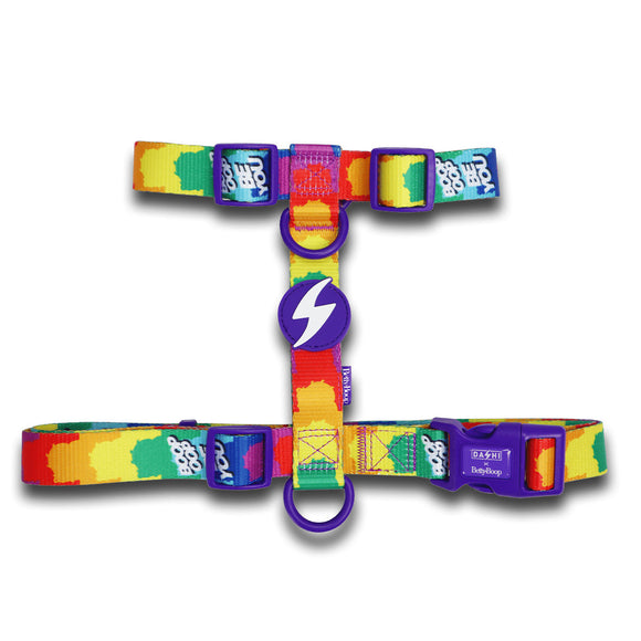 Dashi Betty You Back Harness – Adjustable Guard Dog Harness with Betty Boop Pattern, Large Size