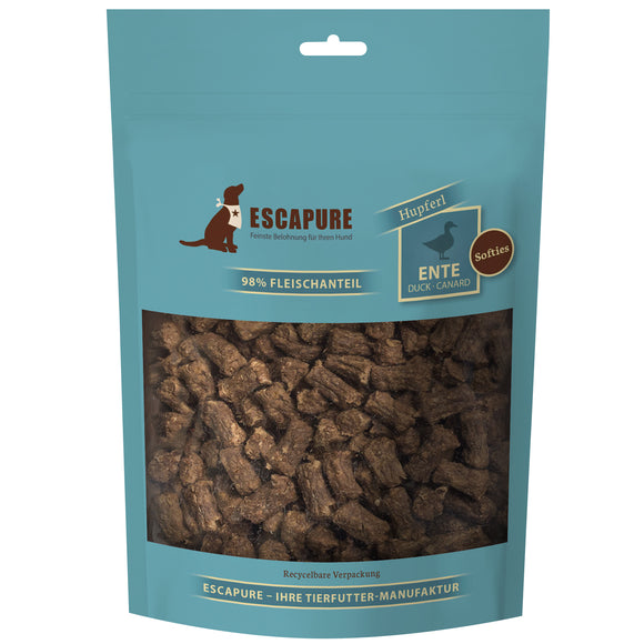 Escapure Hupferl Softies Duck Treats – Soft Meaty Snack, 150g, Premium Quality