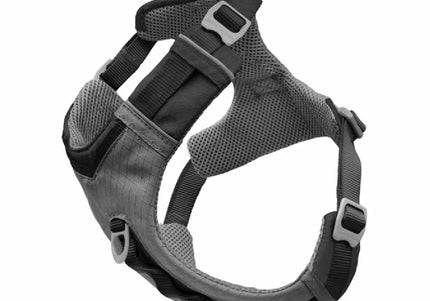 Kurgo Journey Air Harness Black – Lightweight Breathable Running Dog Harness, Medium Size